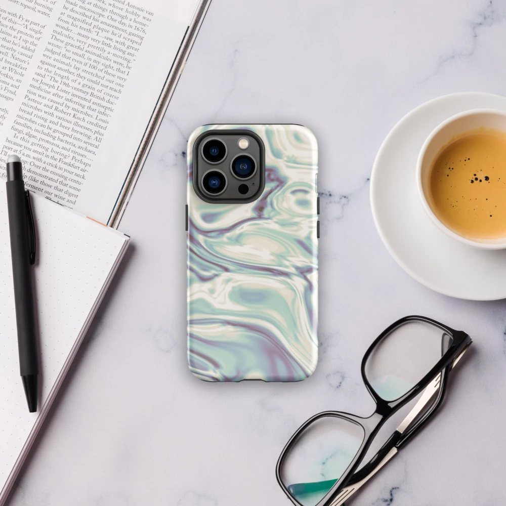 Funda reforzada premium para iPhone, diseño Perla en iPhone 17 Pro Max: ambiente