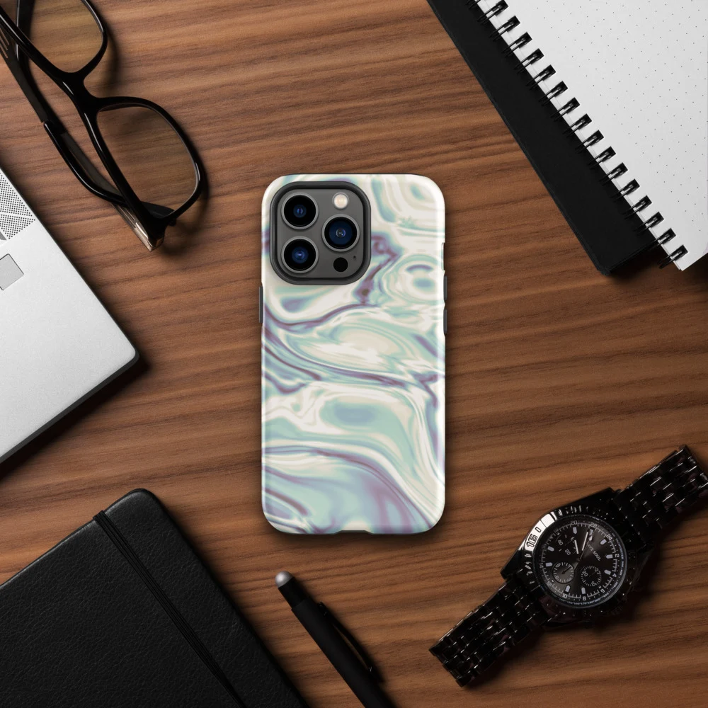 Funda reforzada premium para iPhone, diseño Perla en iPhone 17 Pro Max: ambiente