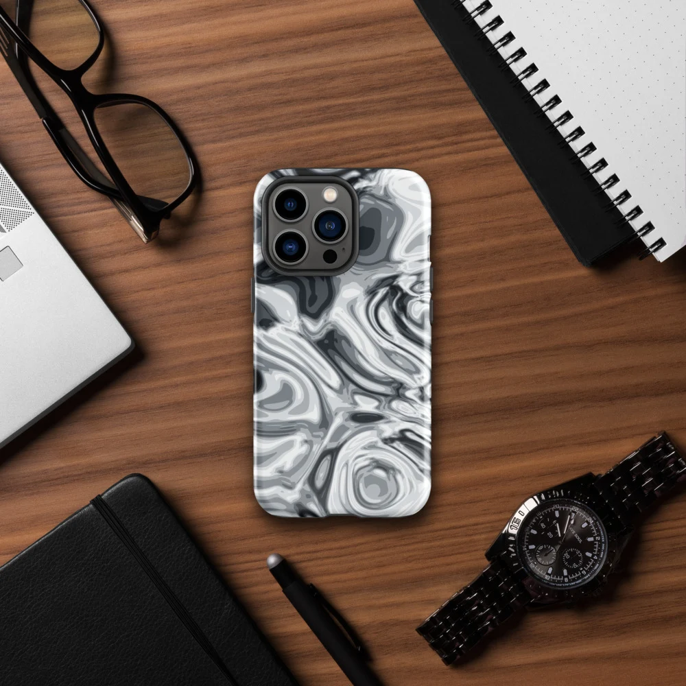 Funda reforzada premium para iPhone, diseño Plata en iPhone 17 Pro Max: ambiente