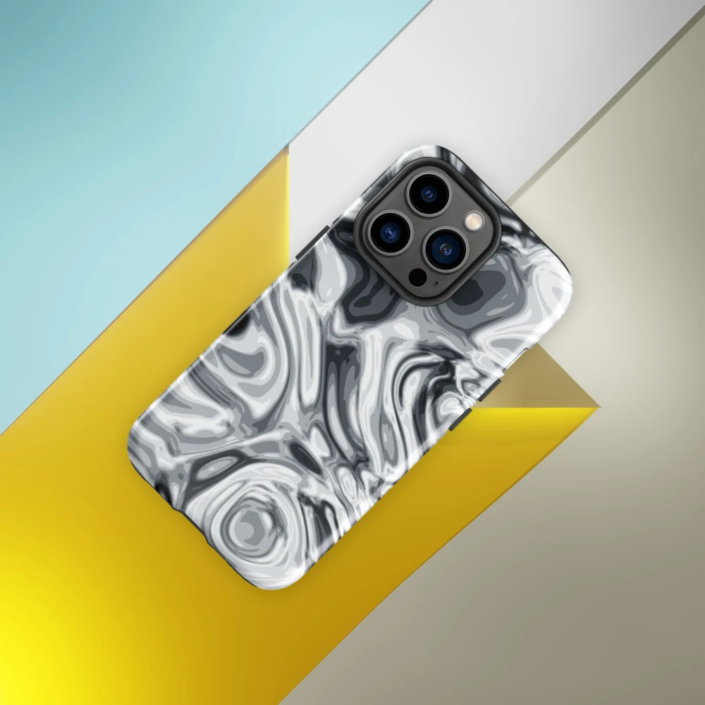 Funda reforzada premium para iPhone, diseño Plata en iPhone 17 Pro Max: ambiente