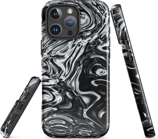 Funda MagSafe premium para iPhone, diseño Damasco