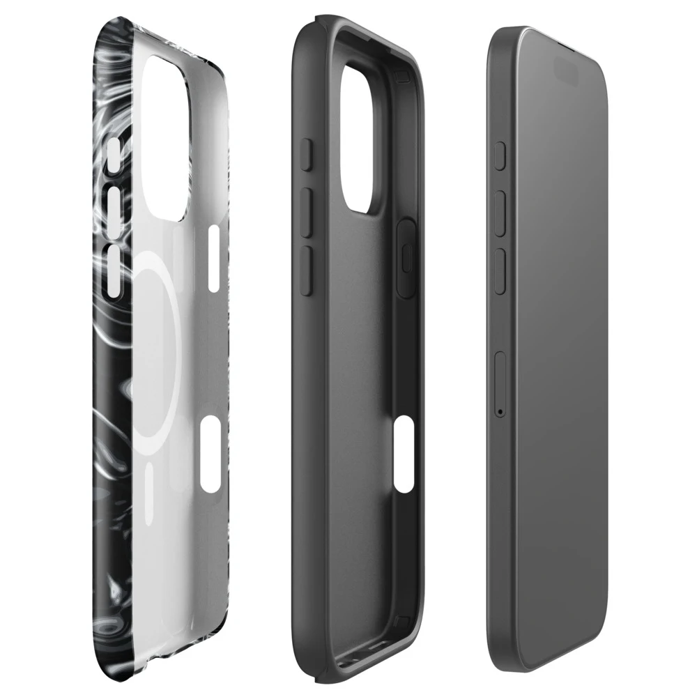 Funda MagSafe premium para iPhone, diseño Damasco en iPhone 17 Pro Max: ambiente