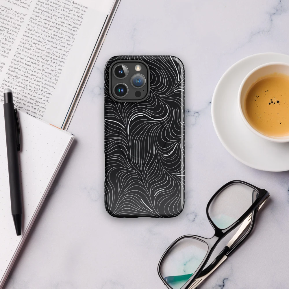 Funda MagSafe premium para iPhone, diseño Flujo en iPhone 17 Pro Max: ambiente