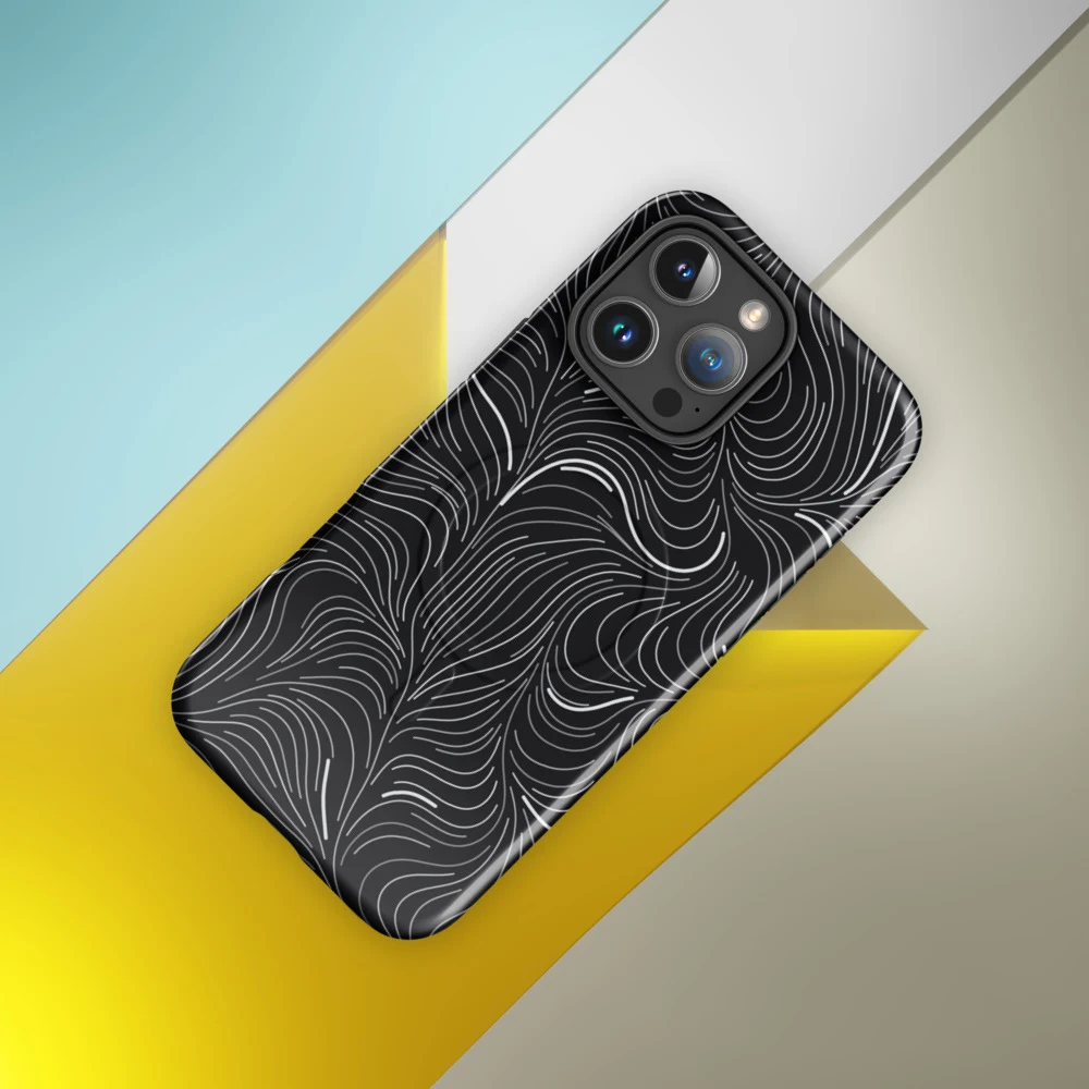 Funda MagSafe premium para iPhone, diseño Flujo en iPhone 17 Pro Max: ambiente