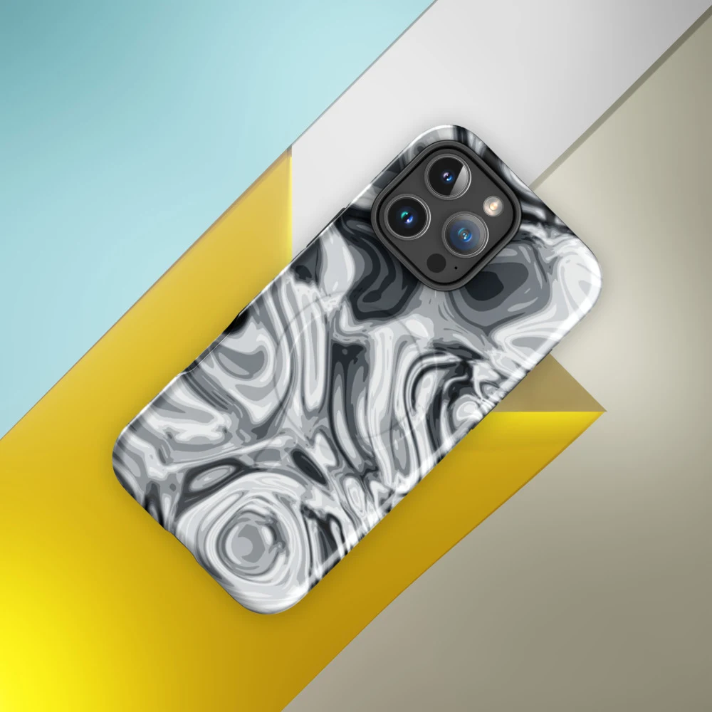 Funda MagSafe premium para iPhone, diseño Plata en iPhone 17 Pro Max: ambiente