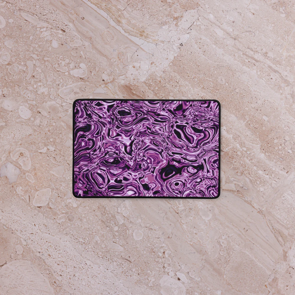 Alfombrilla de escritorio premium, diseño Amatista en 46 × 31 cm: ambiente