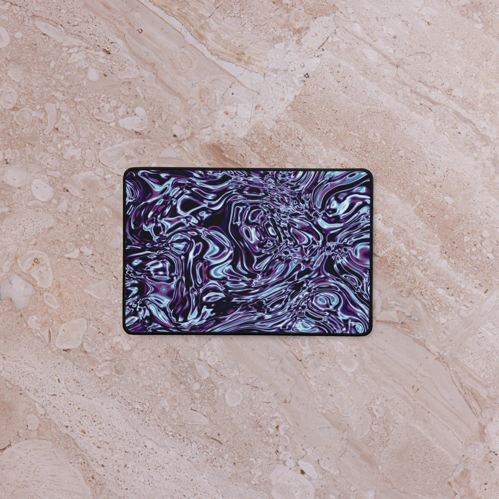 Alfombrilla de escritorio premium, diseño Cobalto en 46 × 31 cm: ambiente