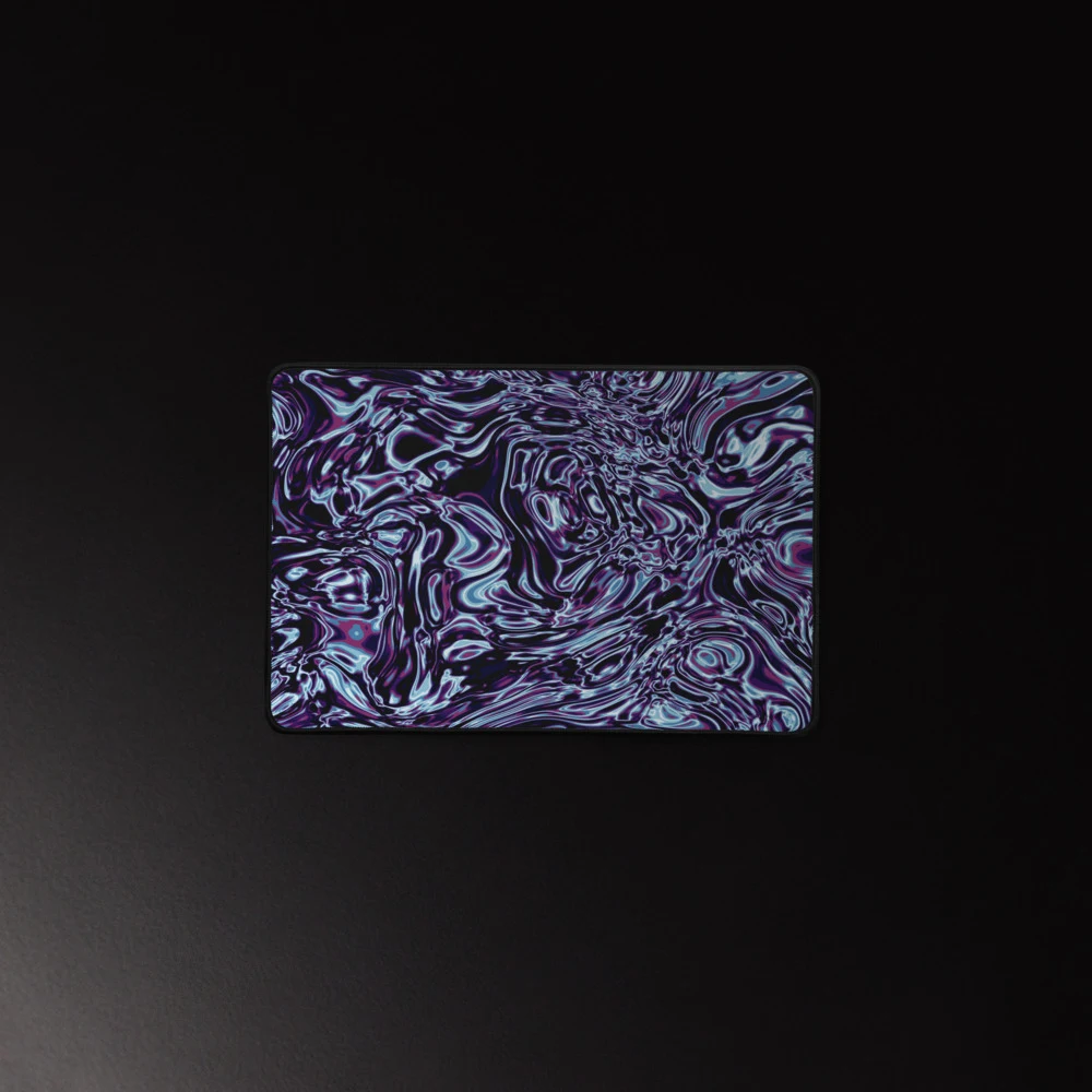 Alfombrilla de escritorio premium, diseño Cobalto en 46 × 31 cm: ambiente