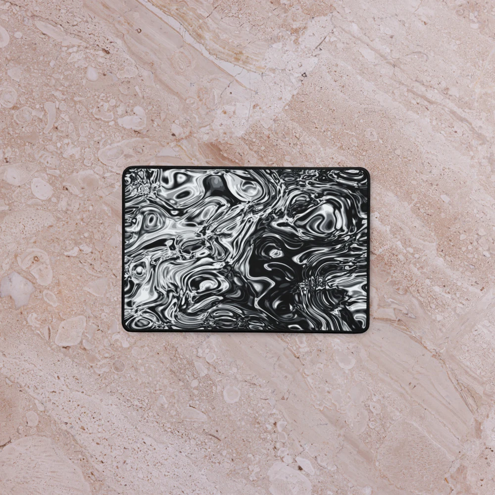 Alfombrilla de escritorio premium, diseño Damasco en 46 × 31 cm: ambiente