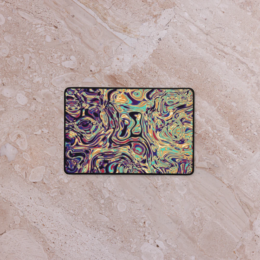 Alfombrilla de escritorio premium, diseño Gasolina en 46 × 31 cm: ambiente