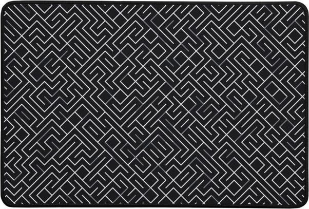 Alfombrilla de escritorio premium, diseño Laberinto