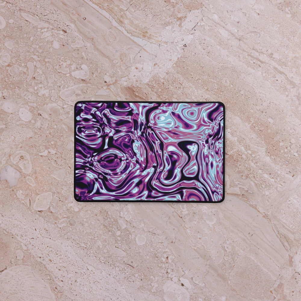 Alfombrilla de escritorio premium, diseño Nocturno en 46 × 31 cm: ambiente