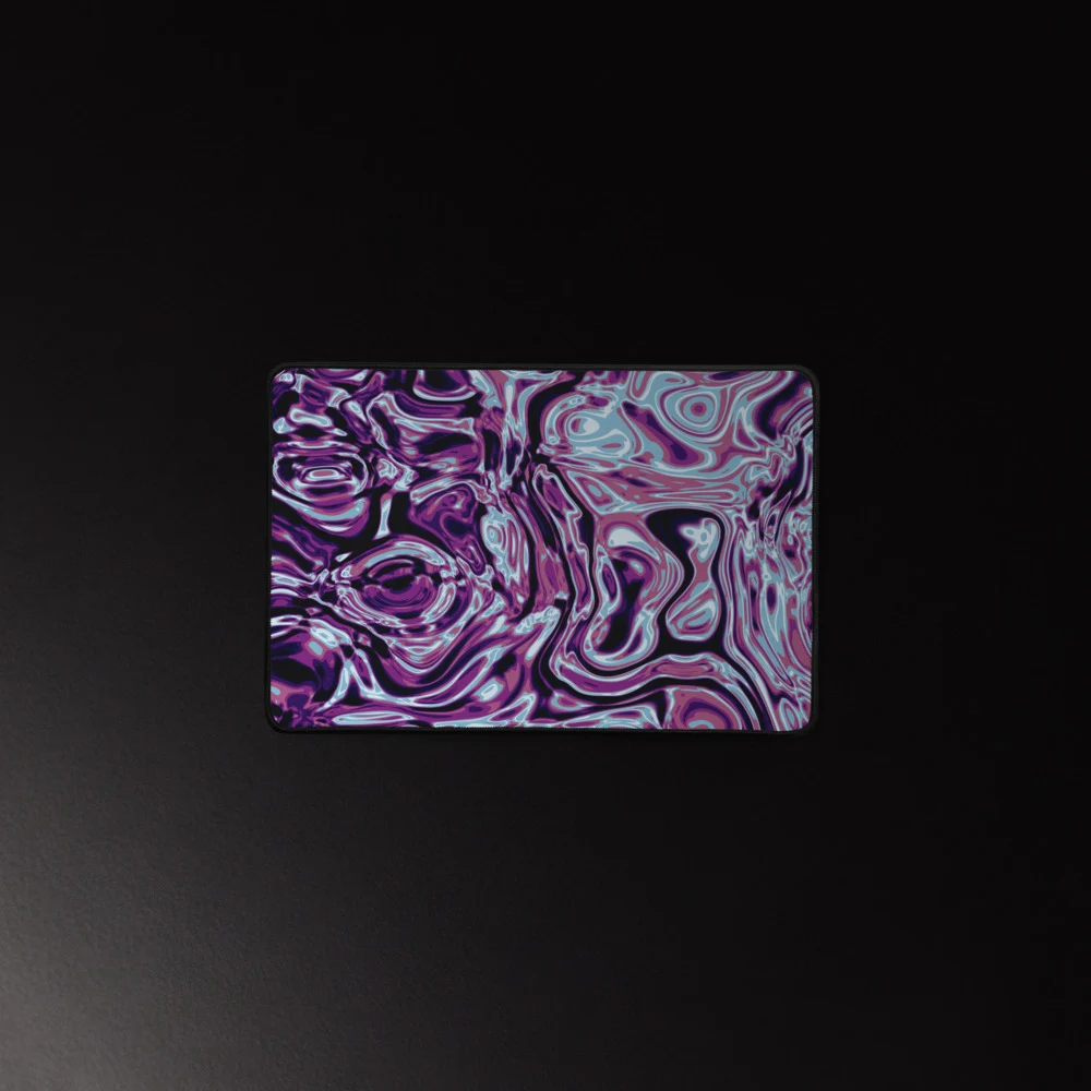 Alfombrilla de escritorio premium, diseño Nocturno en 46 × 31 cm: ambiente