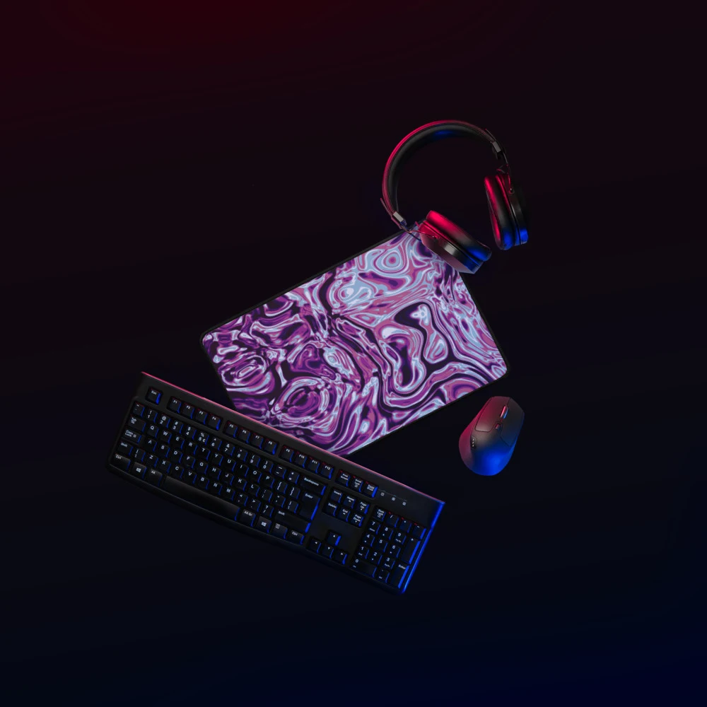 Alfombrilla de escritorio premium, diseño Nocturno en 46 × 31 cm: ambiente