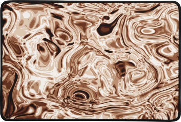 Alfombrilla de escritorio premium, diseño Oro rosa