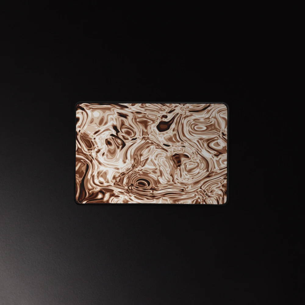 Alfombrilla de escritorio premium, diseño Oro rosa en 46 × 31 cm: ambiente