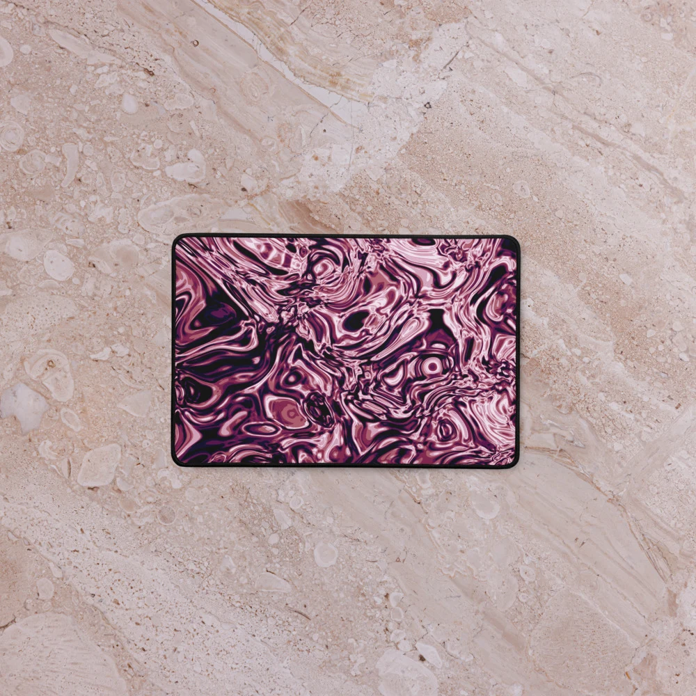 Alfombrilla de escritorio premium, diseño Orquídea en 46 × 31 cm: ambiente