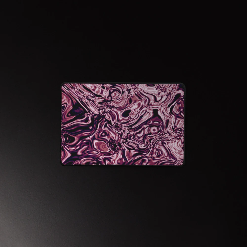 Alfombrilla de escritorio premium, diseño Orquídea en 46 × 31 cm: ambiente