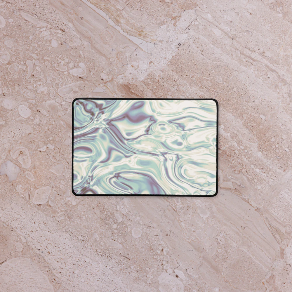 Alfombrilla de escritorio premium, diseño Perla en 46 × 31 cm: ambiente