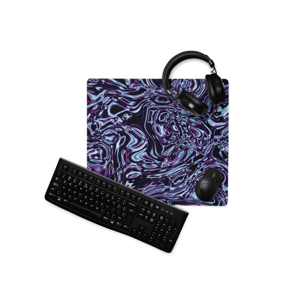 Alfombrilla gaming premium, diseño Cobalto en 46 × 41 cm: ambiente
