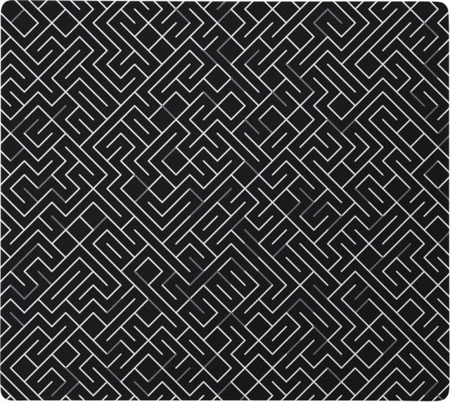 Alfombrilla gaming premium, diseño Laberinto