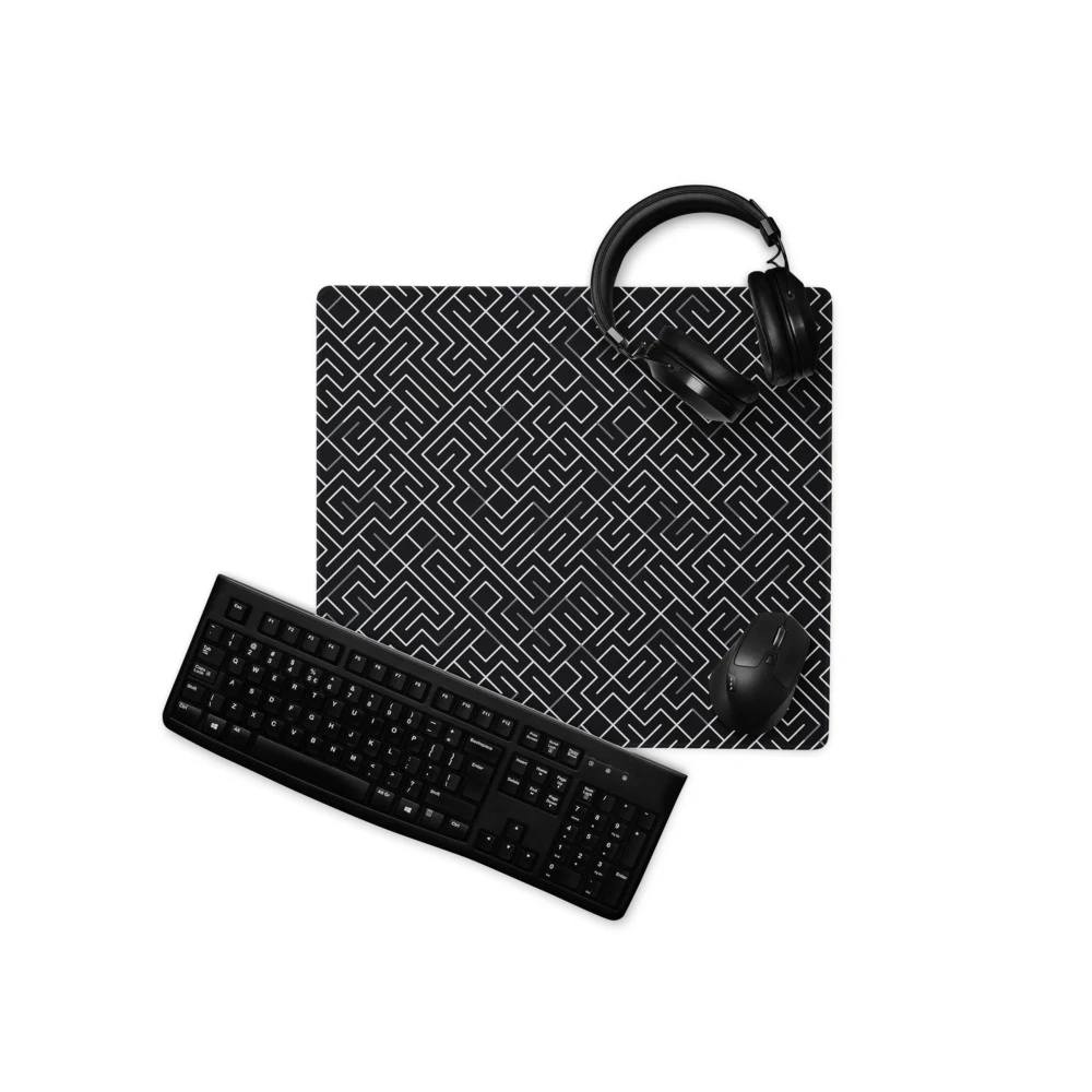 Alfombrilla gaming premium, diseño Laberinto en 46 × 41 cm: ambiente