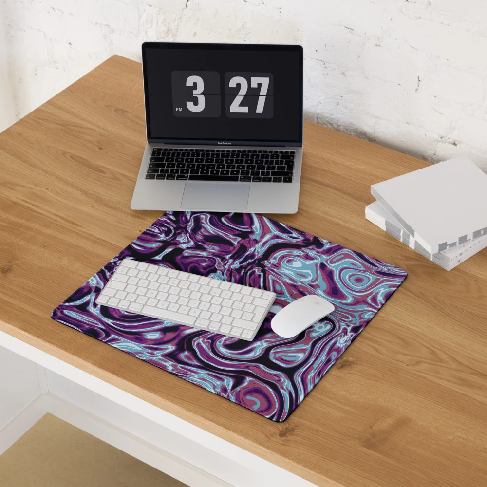 Alfombrilla gaming premium, diseño Nocturno en 46 × 41 cm: ambiente