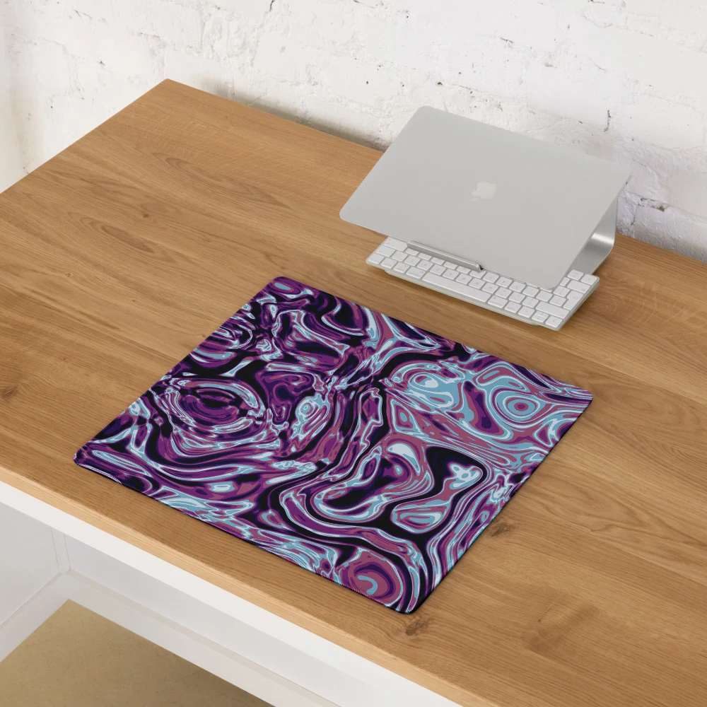 Alfombrilla gaming premium, diseño Nocturno en 46 × 41 cm: ambiente