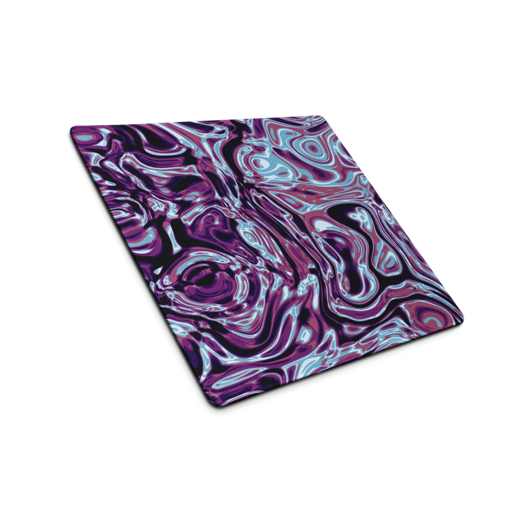 Alfombrilla gaming premium, diseño Nocturno en 46 × 41 cm: plana