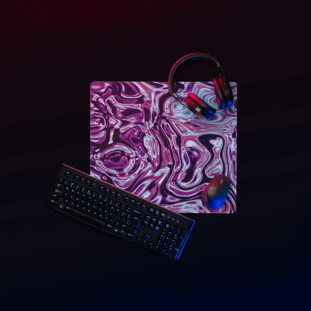 Alfombrilla gaming premium, diseño Nocturno en 46 × 41 cm: ambiente