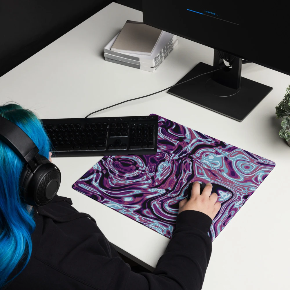 Alfombrilla gaming premium, diseño Nocturno en 46 × 41 cm: ambiente