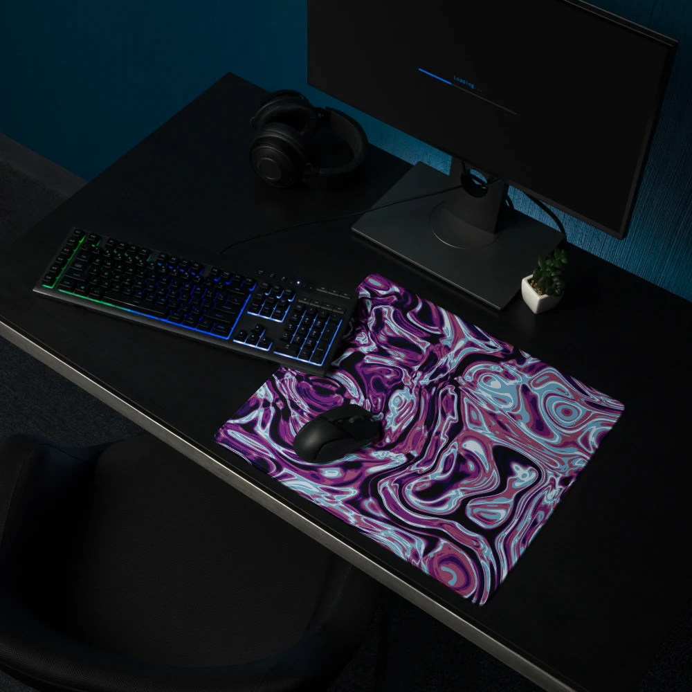 Alfombrilla gaming premium, diseño Nocturno en 46 × 41 cm: ambiente