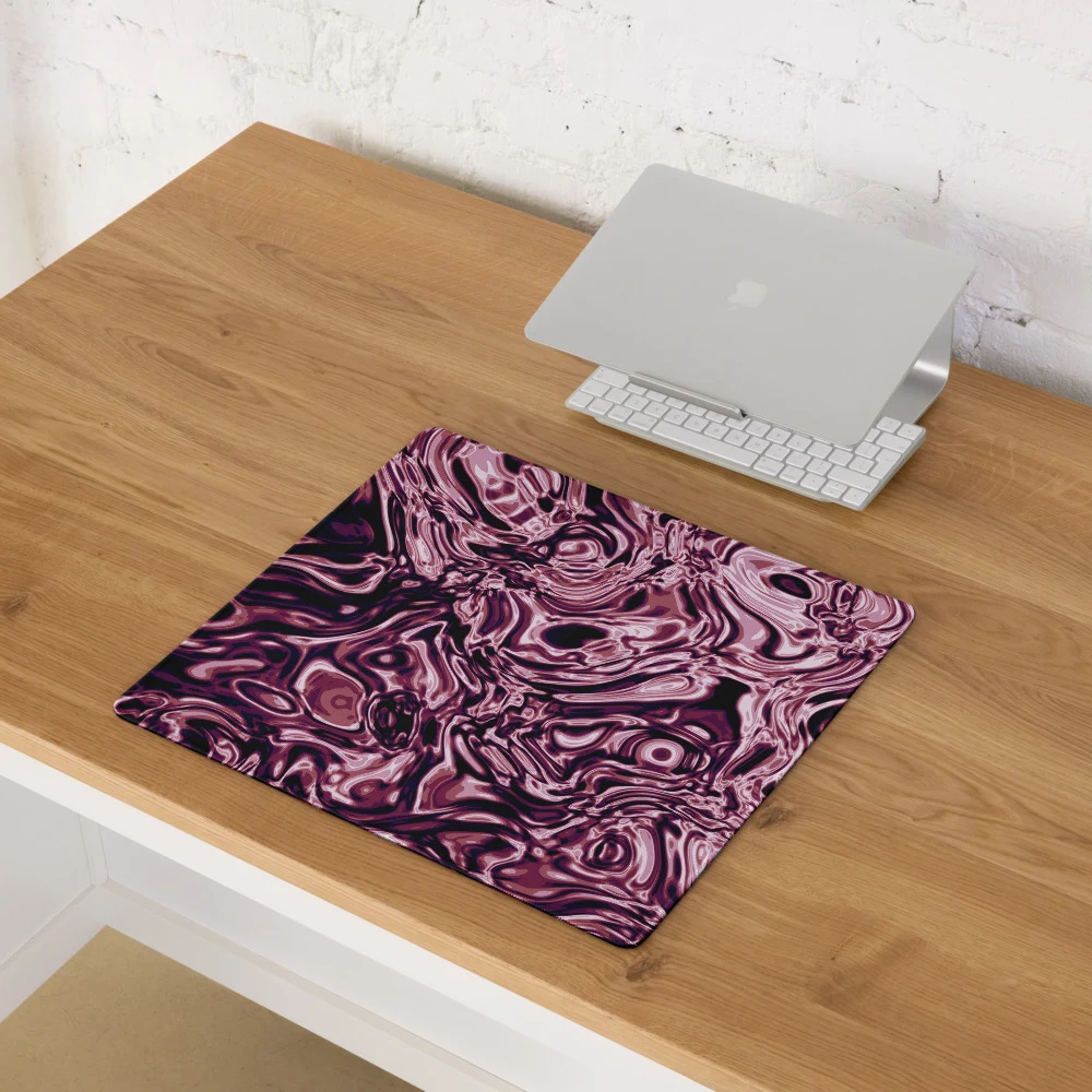 Alfombrilla gaming premium, diseño Orquídea en 46 × 41 cm: ambiente