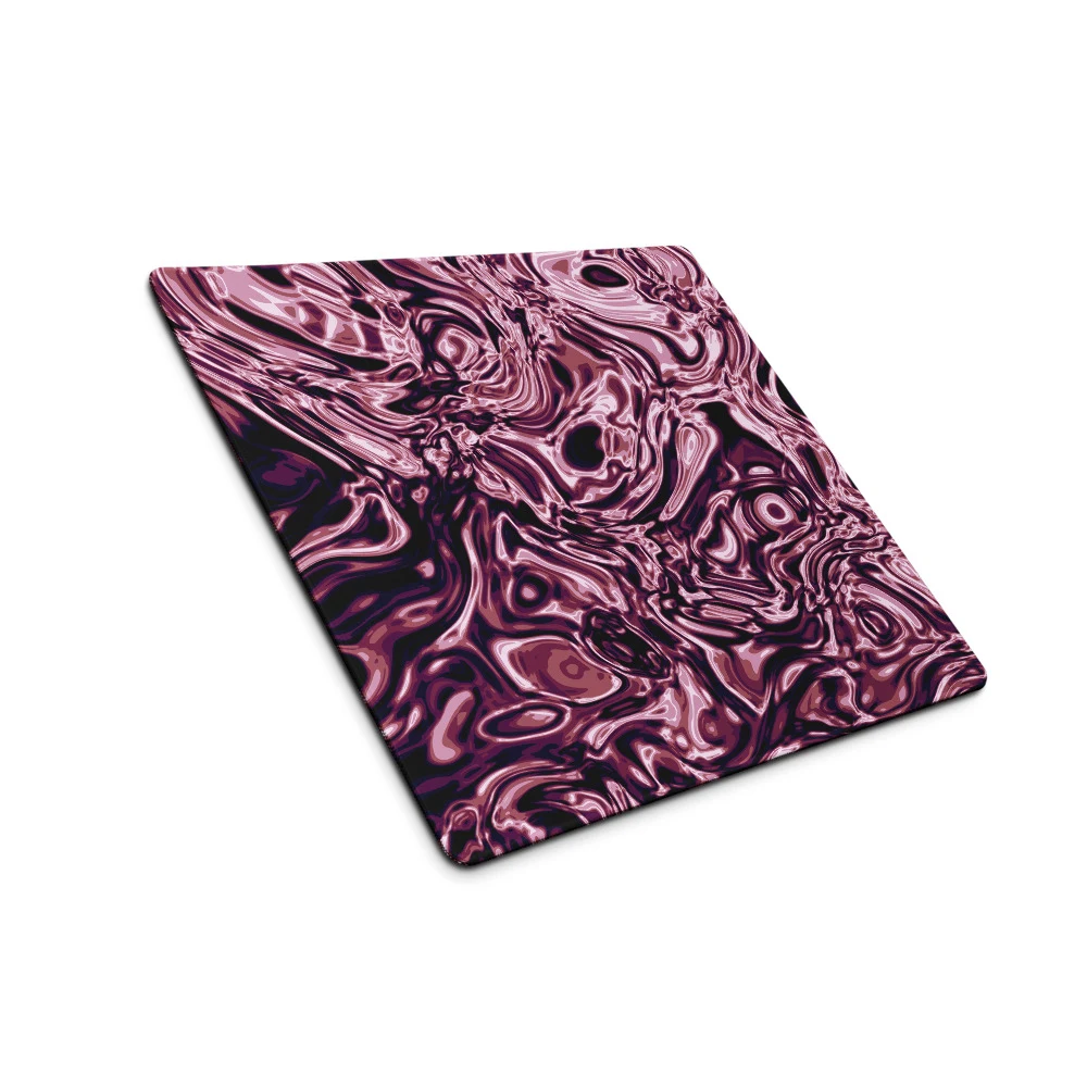 Alfombrilla gaming premium, diseño Orquídea en 46 × 41 cm: plana