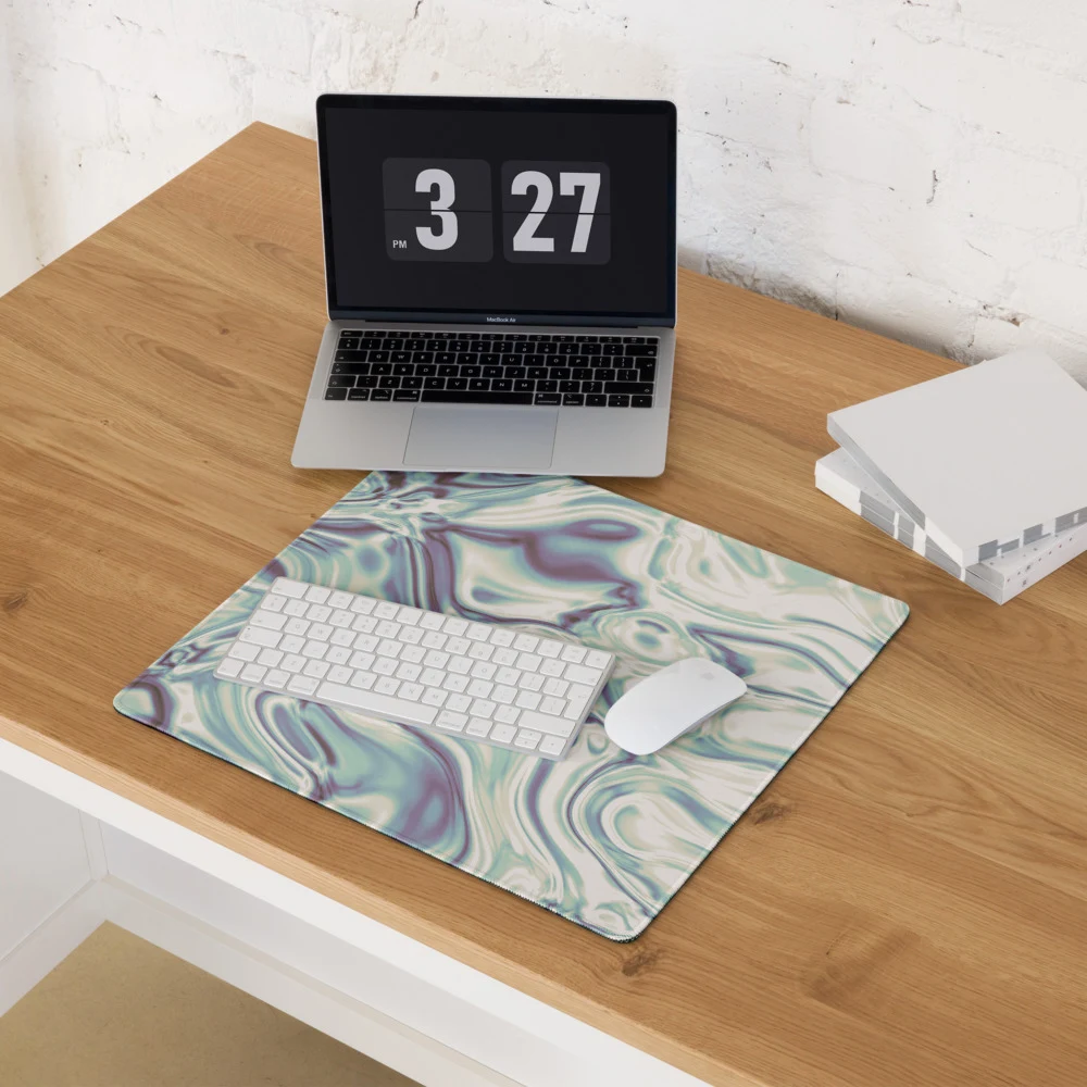 Alfombrilla gaming premium, diseño Perla en 46 × 41 cm: ambiente