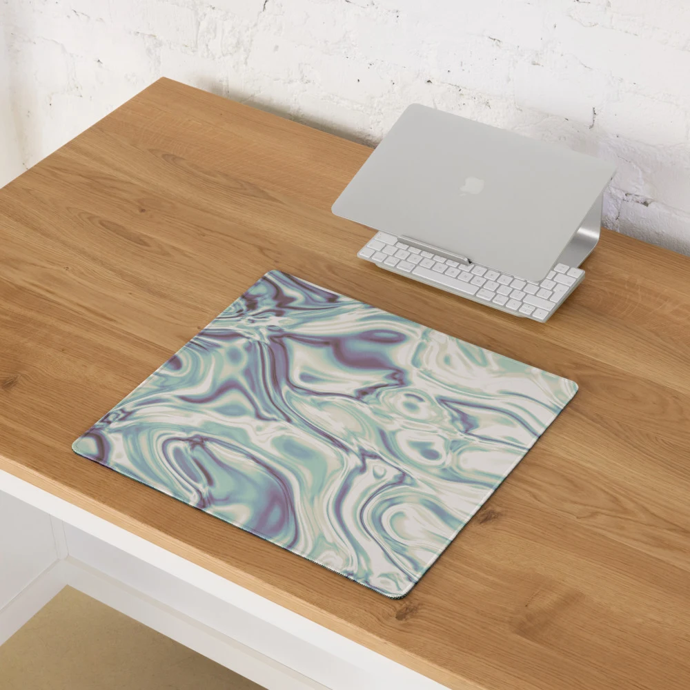 Alfombrilla gaming premium, diseño Perla en 46 × 41 cm: ambiente