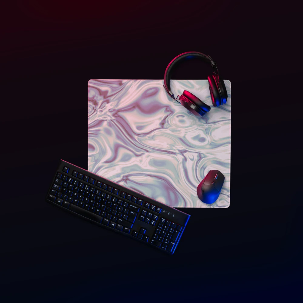 Alfombrilla gaming premium, diseño Perla en 46 × 41 cm: ambiente