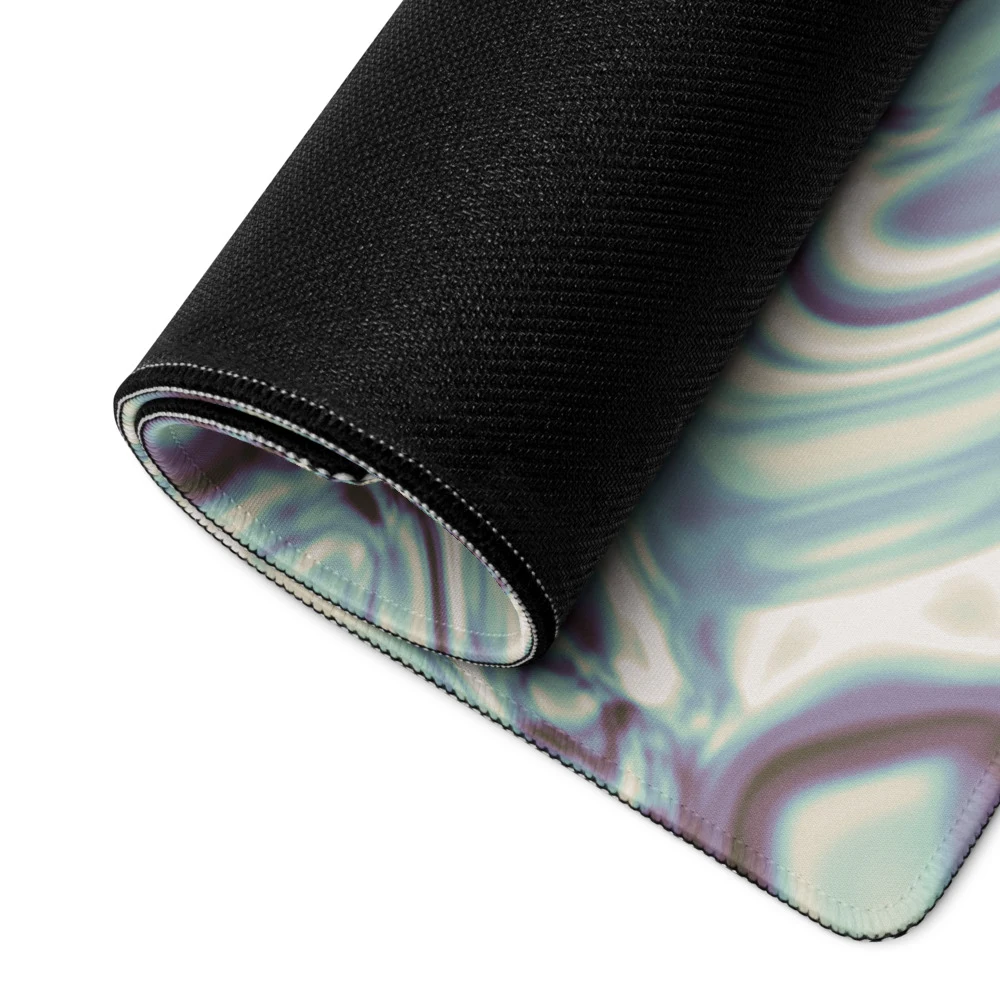 Alfombrilla gaming premium, diseño Perla en 46 × 41 cm: detalle