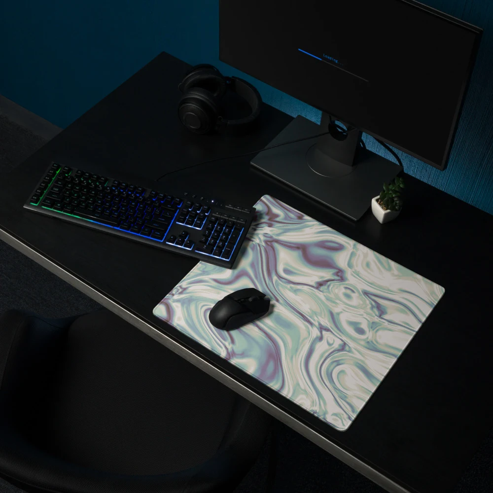 Alfombrilla gaming premium, diseño Perla en 46 × 41 cm: ambiente