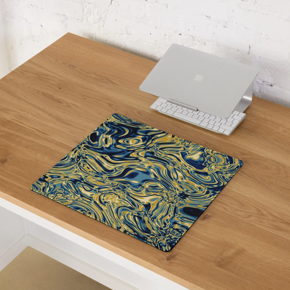 Alfombrilla gaming premium, diseño Titanio en 46 × 41 cm: ambiente