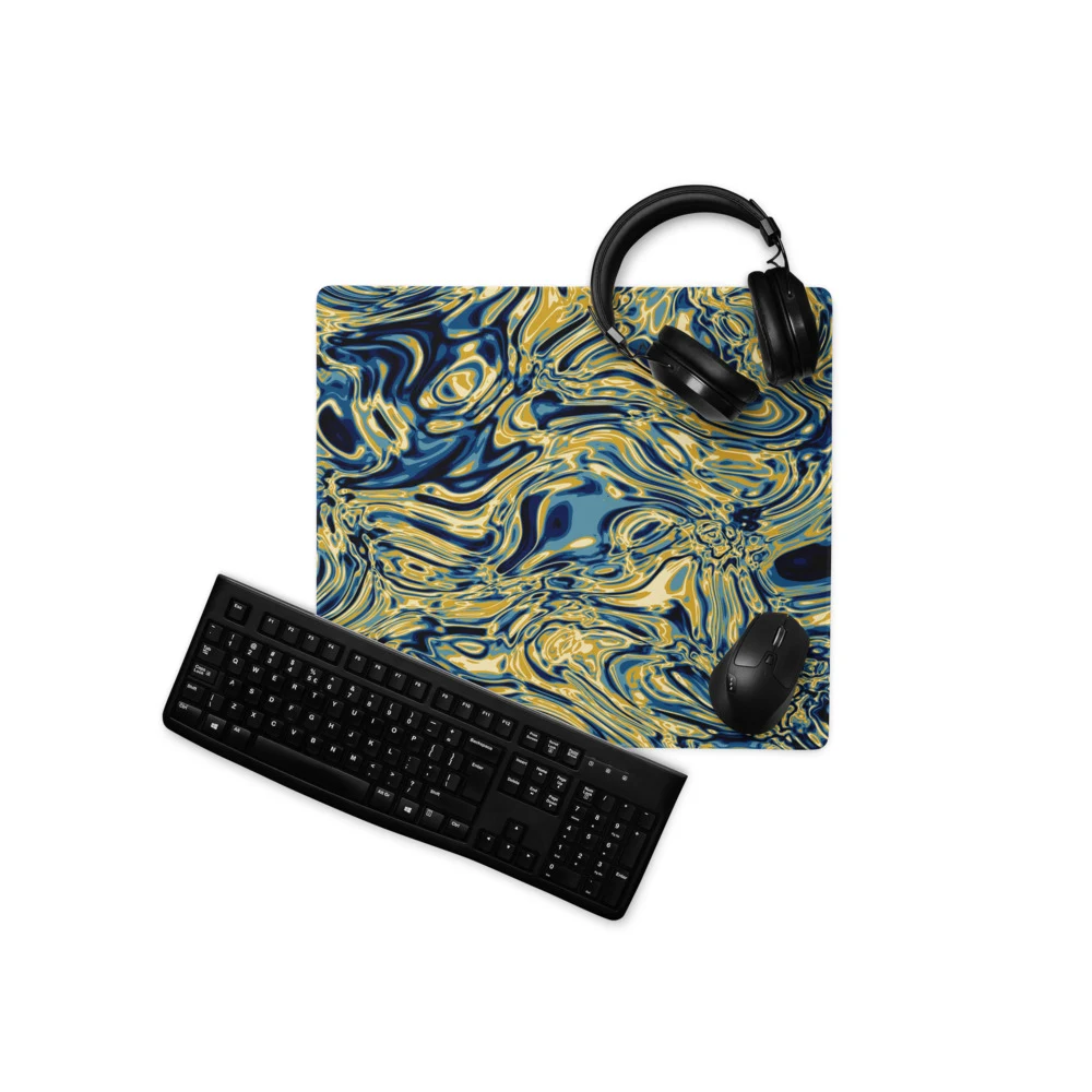 Alfombrilla gaming premium, diseño Titanio en 46 × 41 cm: ambiente
