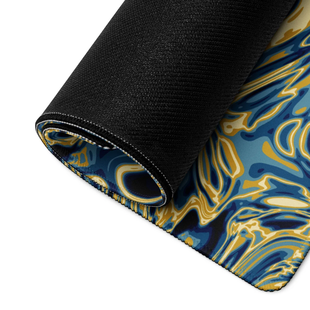 Alfombrilla gaming premium, diseño Titanio: detalle