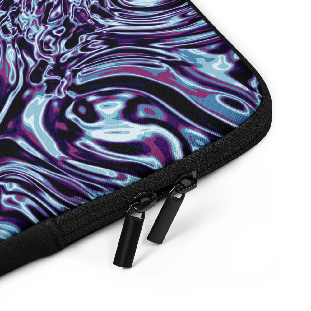 Funda de portátil premium, diseño Cobalto en 13": detalle