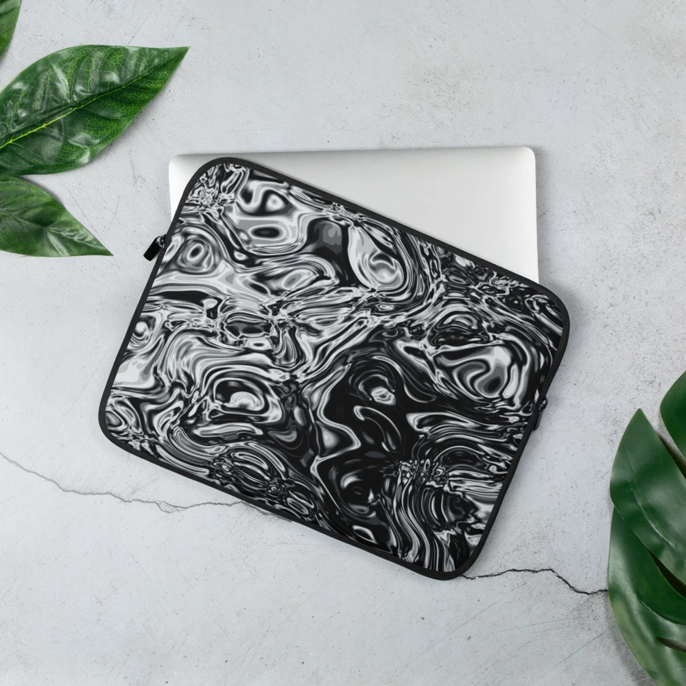 Funda de portátil premium, diseño Damasco en 13": ambiente