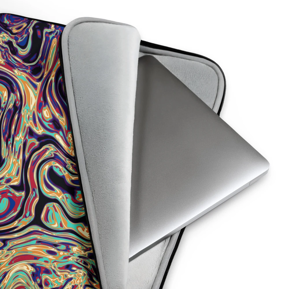 Funda de portátil premium, diseño Gasolina en 13": detalle