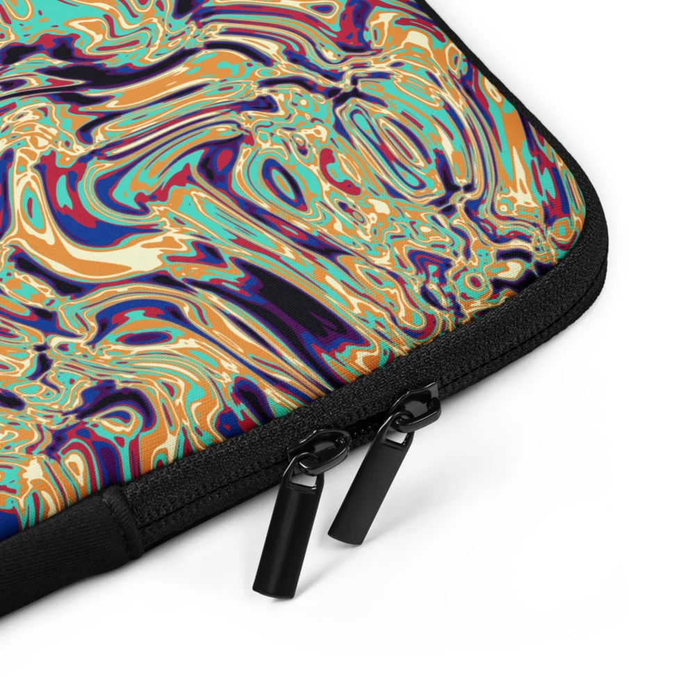 Funda de portátil premium, diseño Gasolina en 13": detalle