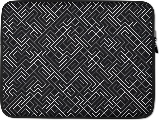 Funda de portátil premium, diseño Laberinto