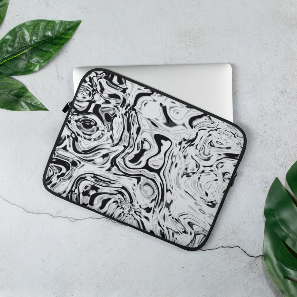 Funda de portátil premium, diseño Metal líquido en 13": ambiente