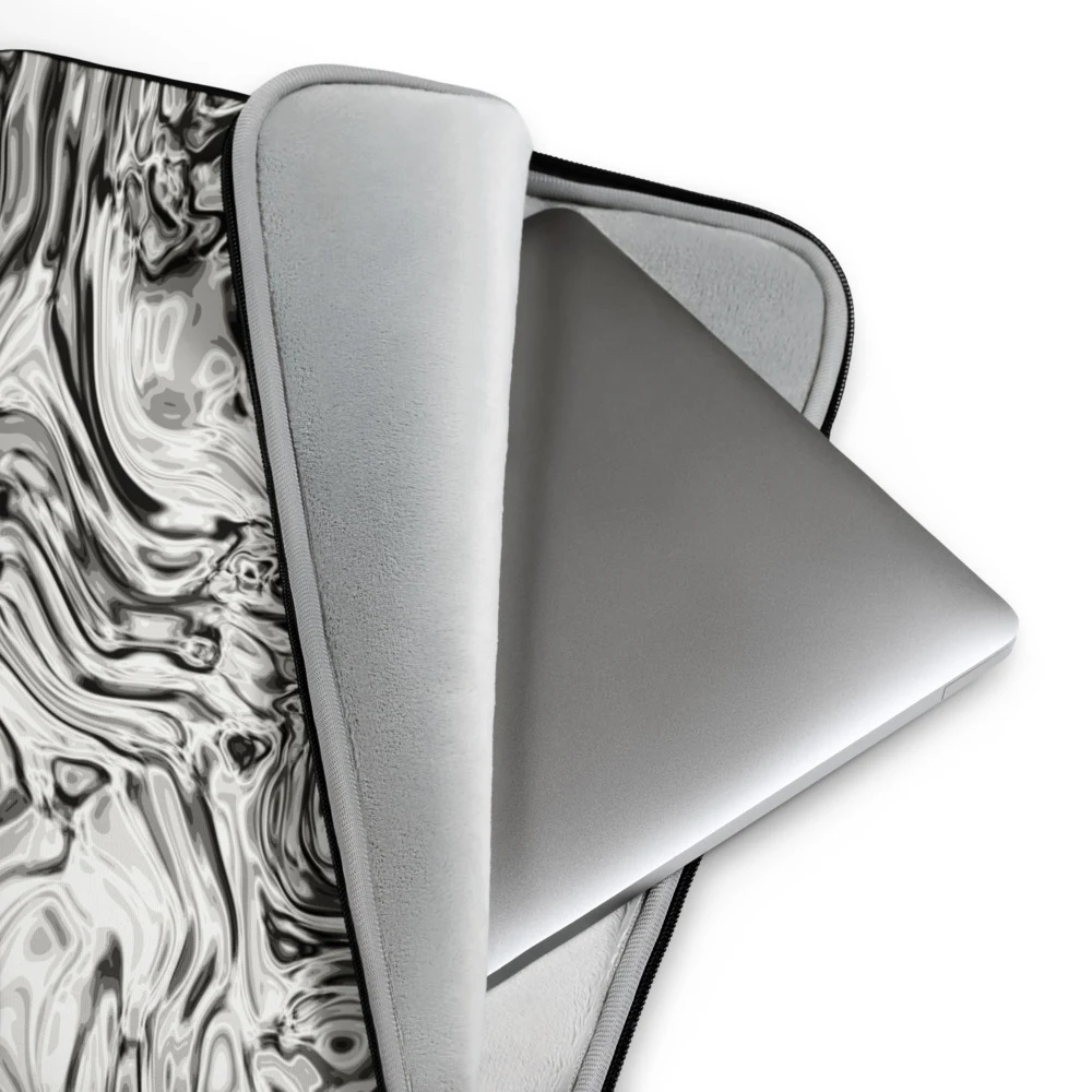 Funda de portátil premium, diseño Oro blanco en 13": detalle
