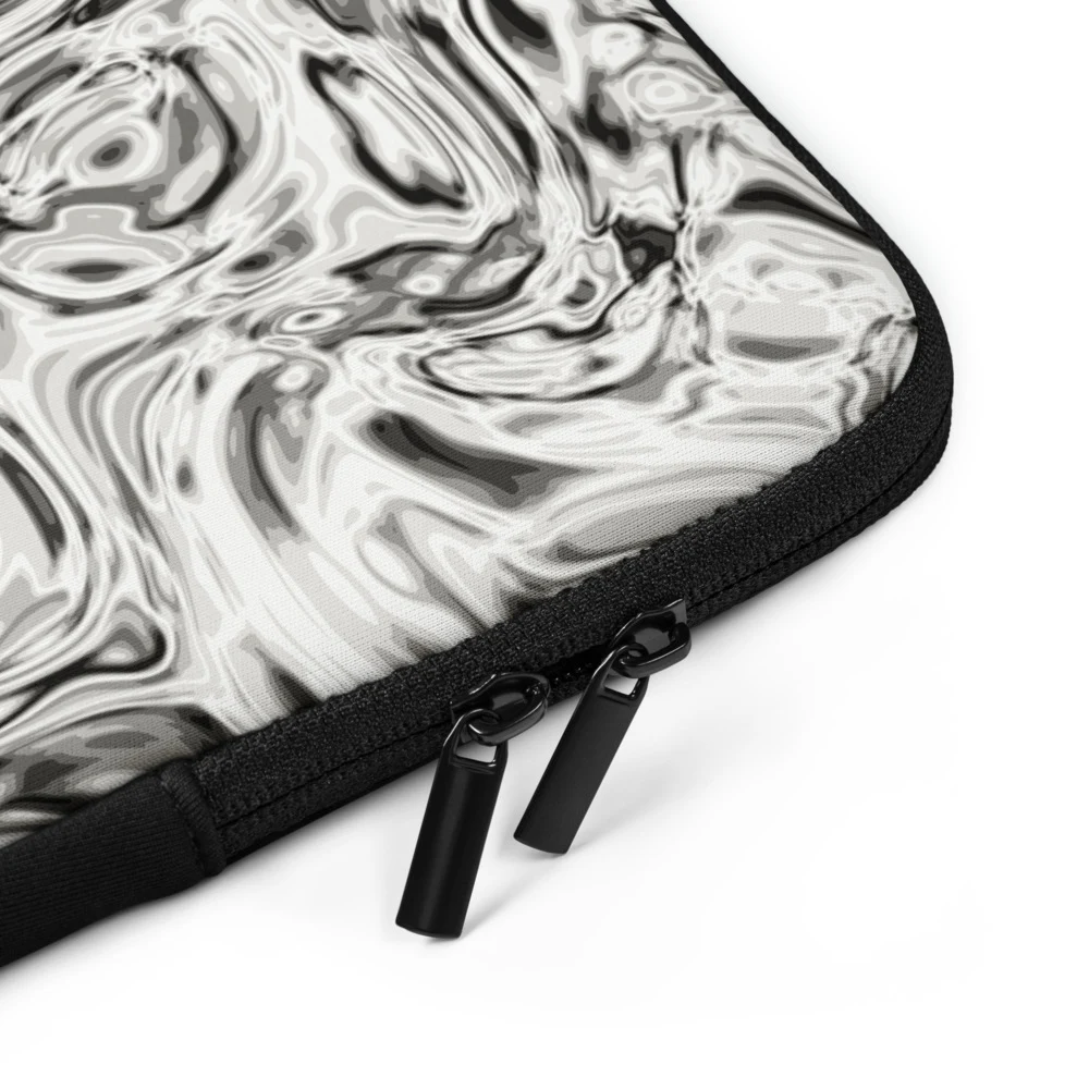 Funda de portátil premium, diseño Oro blanco en 13": detalle